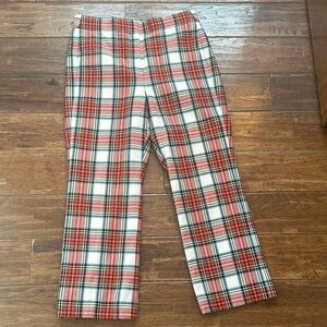 J. Crew Plaid Trouser